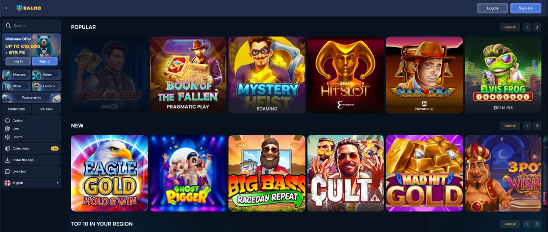 baloo bet casino